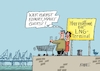 Cartoon: Neueröffnung (small) by RABE tagged gas,gassparen,gasnotstand,gasgeben,sanktionen,gasspeicher,gasheizung,rabe,ralf,böhme,cartoon,karikatur,pressezeichnung,farbcartoon,tagescartoon,robert,habeck,putin,ukrainekrieg,wumms,doppelwumms,gasterminal,lng,flüssiggas,eröffnung,neueröffnung,ehepaar,korbwagen,einkaufswagen,übersee,tanker,kai,möwe