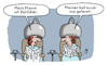Cartoon: Beim Friseur (small) by Lo Graf von Blickensdorf tagged politiker,friseur,ehefrau,beruf,politik,dauerwelle,trockenhaube,lobbyisten,karikatur,lo,graf,cartoon,abgeordneter,mitglied,des,bundestags,staatssekretär,minister,ministerium,deutschland,diäten
