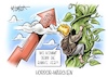 Cartoon: Horror-Märchen (small) by Mirco Tomicek tagged robert,koch,institut,rki,infektionen,inzidenz,inzidenzwert,corona,pandemie,ansteckungen,infizierte,infekt,infektion,omikron,variante,virus,fallzahlen,coronazahlen,coronatest,test,bohnenranke,märchen,cartoon,karikatur,pressekarikatur,mirco,tomicek