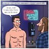 Cartoon: Terminator Hipster (small) by Arghxsel tagged terminator,2024,arnold,stiefel,kleidung,motorrad,t1000,killer,cyborg,film,kino,schwarzenegger,leinwand,video,roller,hipster,sarah,connor,john
