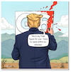 Cartoon: G7 minus Einer (small) by A Human tagged g7 kanada trump usa frankreich macron krieg nahost abreise waffenruhe israel iran summit nachtisch dessert