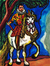 Cartoon: Der Herzog von Lerma (small) by Pascal Kirchmair tagged retrato,ecuestre,del,duque,de,lerma,equestrian,portrait,of,francisco,gomez,sandoval,rojas,borjas,the,duke,reiterbild,des,herzogs,von,terra,di,siena,burnt,sienna,terre,sienne,brulee,peter,paul,rubens,artist,artiste,artista,kunst,künstler,illustration,sepia,ink,drawing,tusche,tuschezeichnung,zeichnung,pascal,kirchmair,cartoon,caricature,karikatur,ilustracion,dibujo,desenho,disegno,ilustracao,illustrazione,illustratie,dessin,presse,du,jour,art,day,tekening,teckning,cartum,vineta,comica,vignetta,caricatura,porträt,portret,ritratto,arte,holland,netherlands,niederlande,amsterdam,flemish,brabant,antwerp,antwerpen,anvers,belgium,artwork,watercolor,watercolour,aquarell,aquarelle,acuarela,gouache,painting,pintura,peinture,dipinto,cuadro,quadro