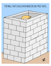 Cartoon: THE PERFECT WALL... (small) by Vejo tagged trump,narcissist,dictator,fascist,usa,republicans,democracydangerous