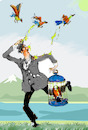 Cartoon: no text (small) by Miro tagged no,text