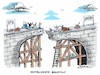 Cartoon: Noch viel Arbeit notwendig (small) by mandzel tagged deutschland,wahlen,regierungsbildung,union,spd,baustelle