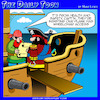Cartoon: Health and safety (small) by toons tagged pirates,walk,the,plank,safety,concerns,workplace