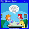 Cartoon: Not thinking straight (small) by toons tagged gay,bisexual,straight,thinker