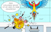 Cartoon: Hitzige Debatte (small) by Erl tagged politik,klima,klimaschutz,ampel,wärmewende,heizung,gebäude,energie,gesetz,heizungsgesetz,bundestag,wirtschaftsminister,robert,habeck,grüne,streit,opposition,jens,spahn,cdu,debatte,heiß,hitzig,erderwärmung,hitze,adler,papagei,karikatur,erl